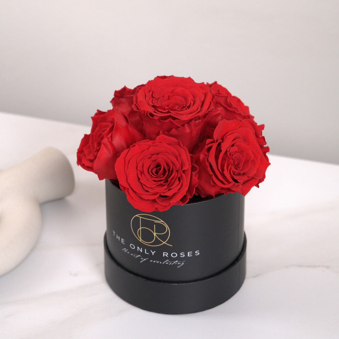 Black Classic Small Round Hat Box TheOnlyRoses