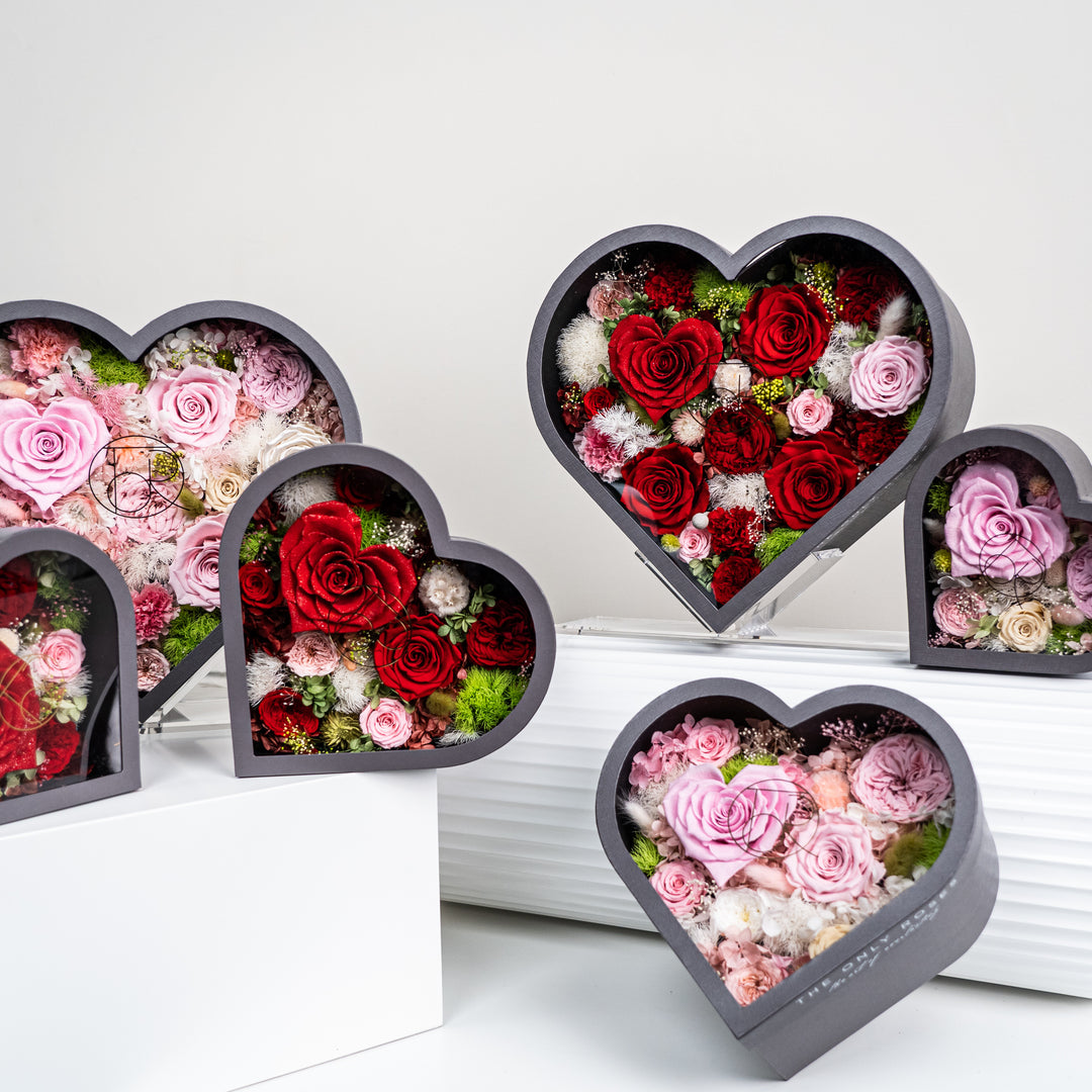 Heart Shape Shadow Box Diy Rose Heart Shadow Box Buy Rose Heart 3D Paper Shadow Box Frame