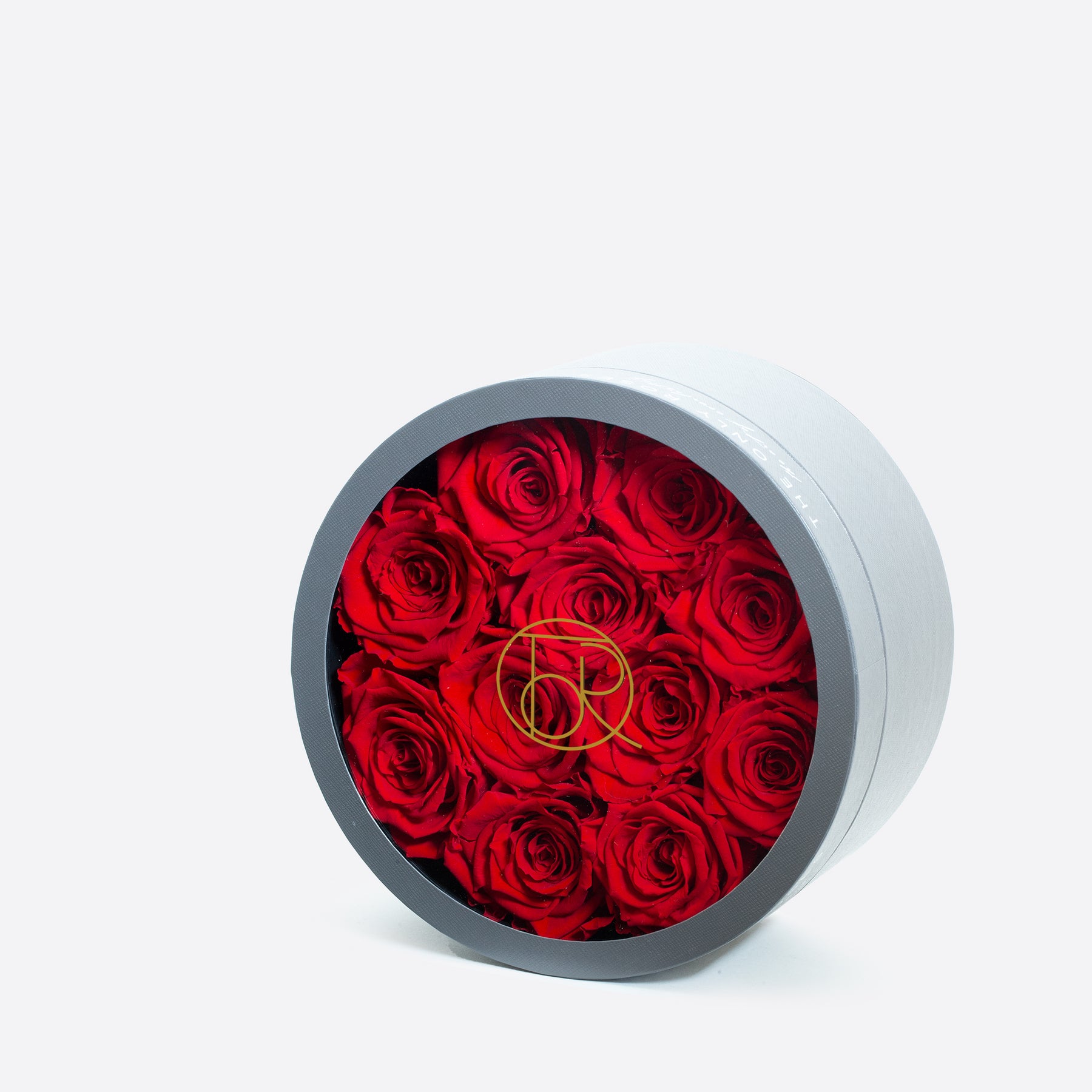 Gray Classic Small Round Shadow Box – TheOnlyRoses