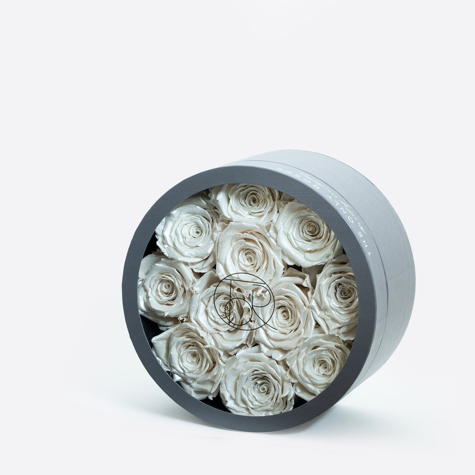 Gray Classic Small Round Shadow Box – TheOnlyRoses