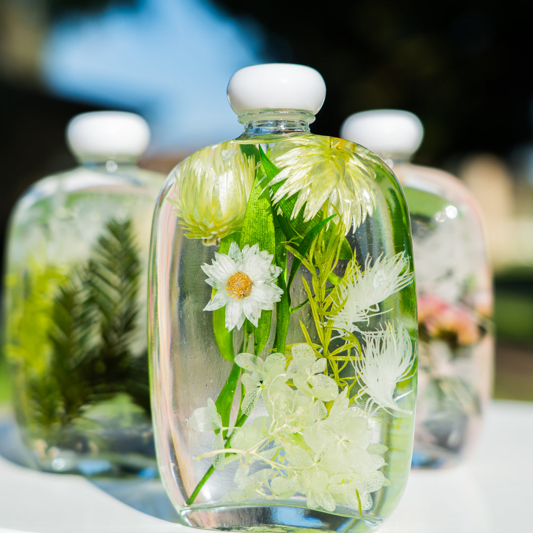 Japanese Herbarium Flower Bottles - Alice Style Elegance Preserved Flower in Oil