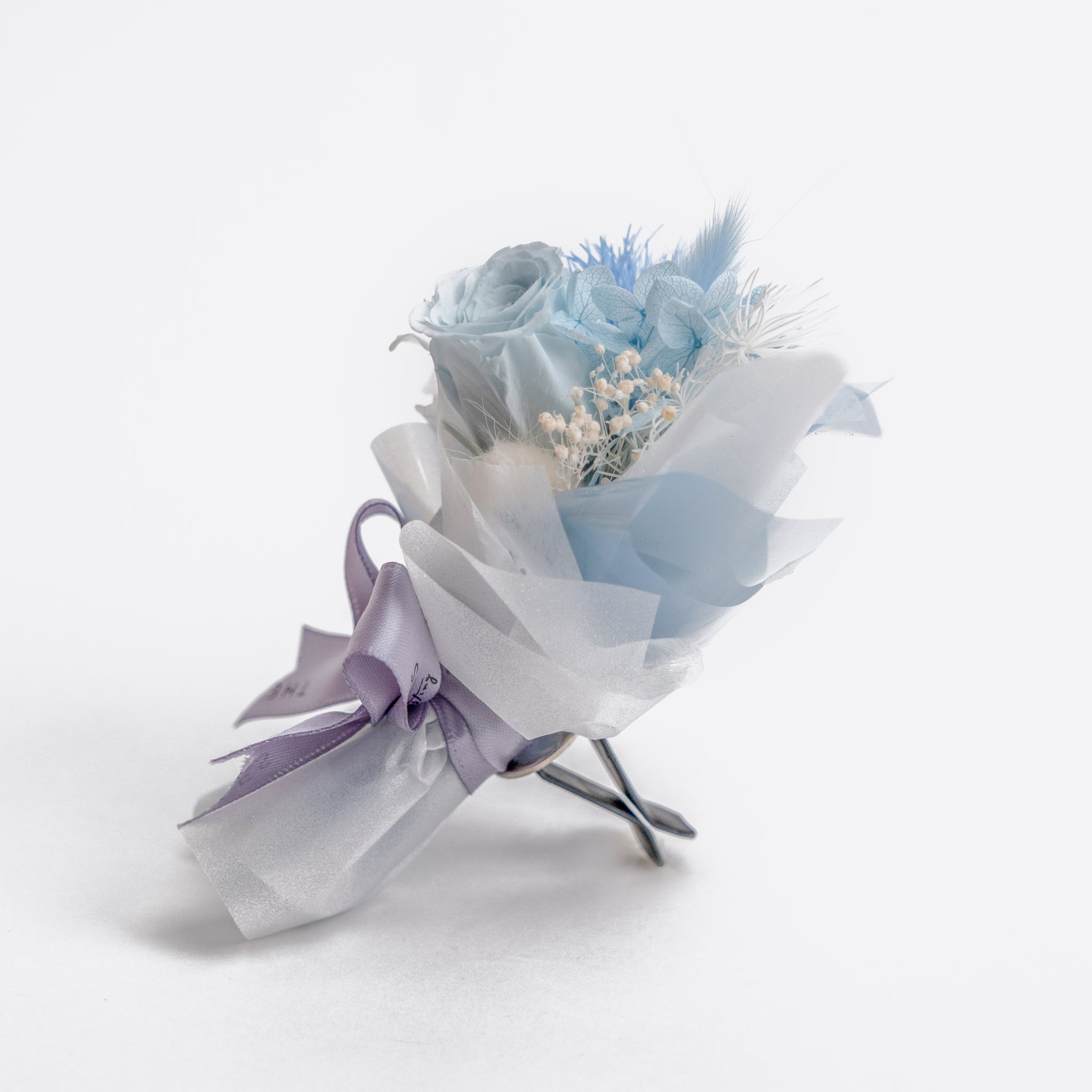 Mini Flower Bouquet Car Vent Decor - Blue Rose
