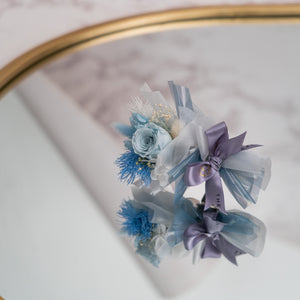 Mini Flower Bouquet Car Vent Decor - Blue Rose