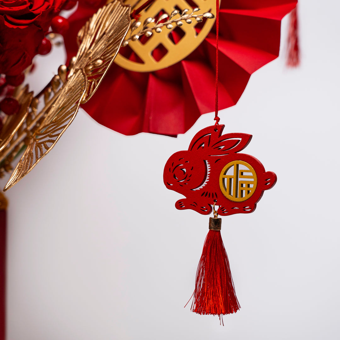 lucky bamboo accessories Lunar New Year Flower Gift | Real Flower Last 3+ Years | Lucky Bamboo Edition 年宵花 | Chinese New Year Gift | 年宵花礼
