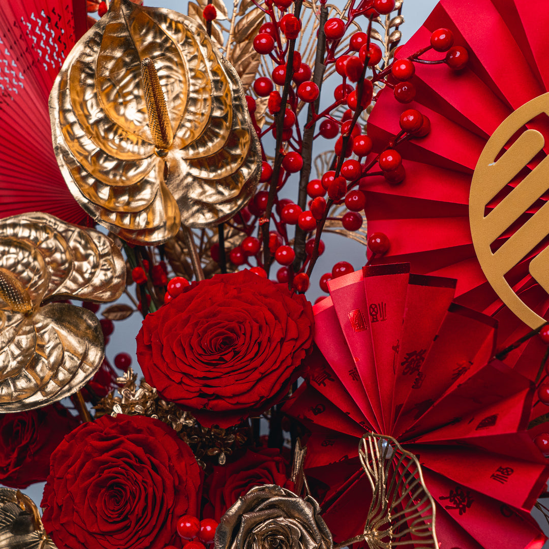 anthurium in chinese Lunar New Year Flower Gift | Real Flower Last 3+ Years | Anthurium Blossom Edition 年宵花 | Chinese New Year Gift | 年宵花礼
