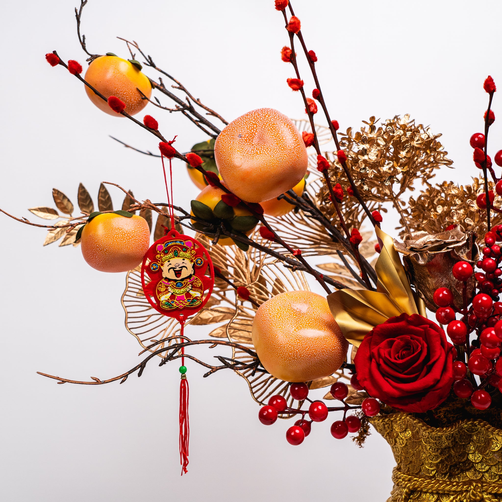 Fortune Gold Pouch | Chinese Lunar New Year Arrangement