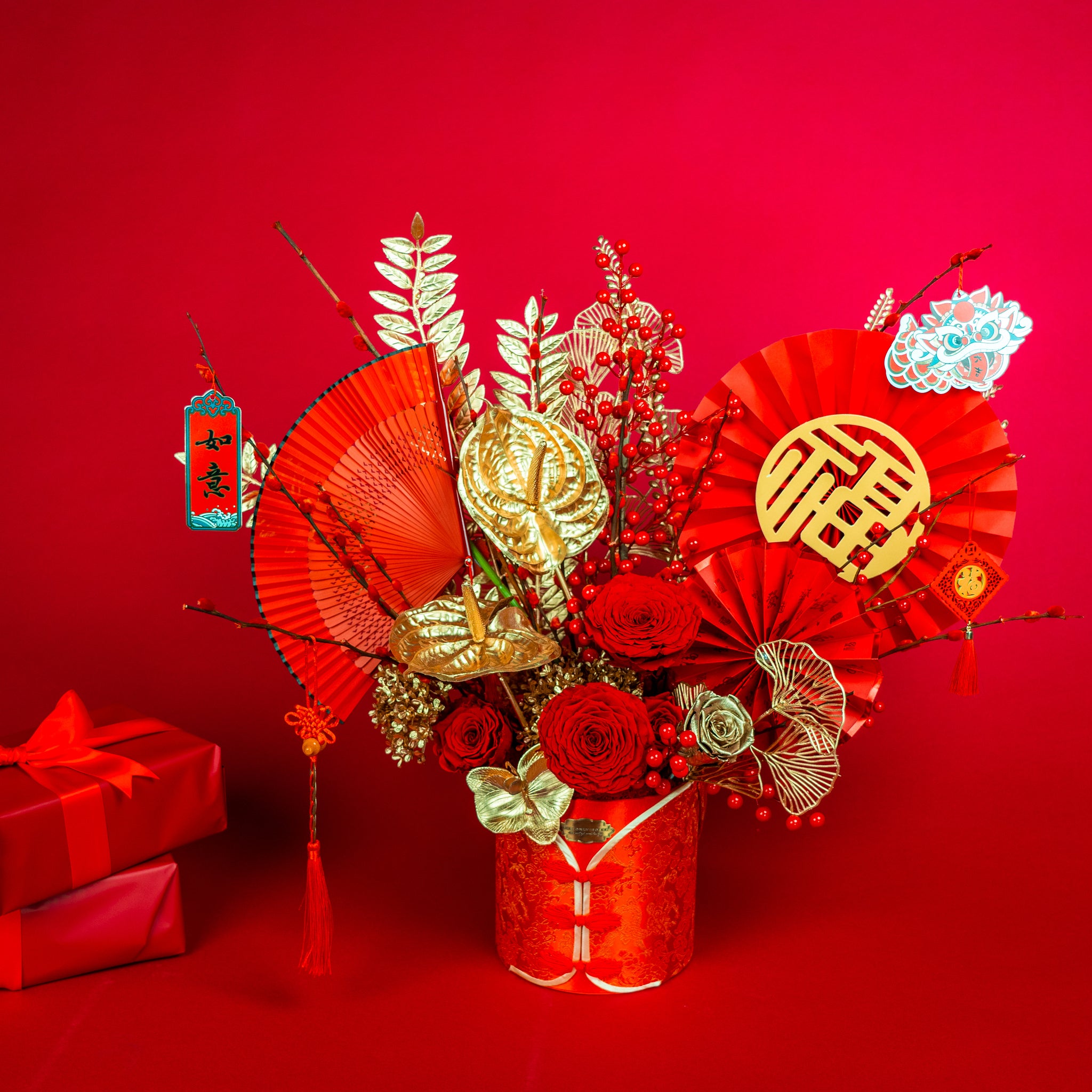 Anthurium Blossom | Chinese Lunar New Year Arrangement