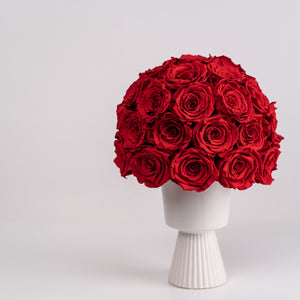 Ceramic Vase Everlasting Rose Dome