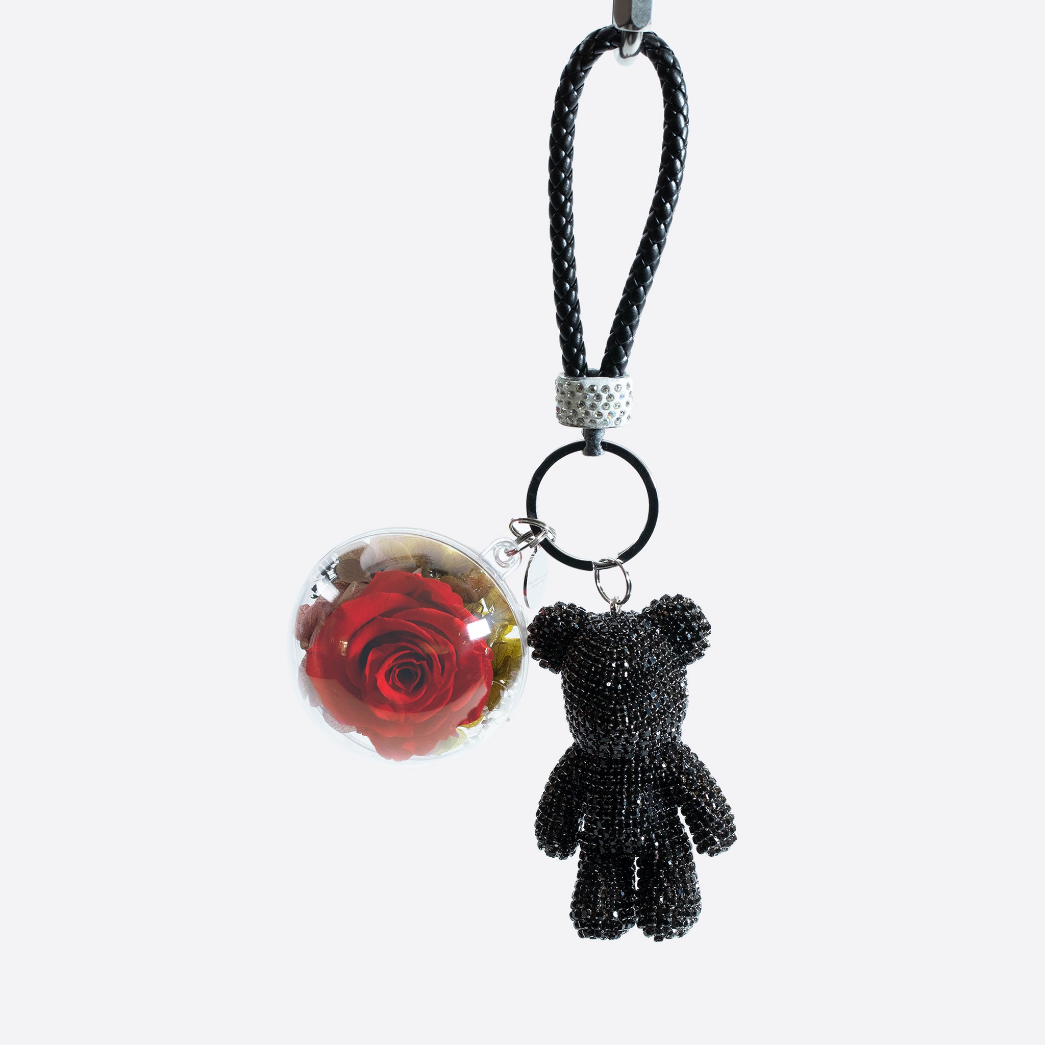 Tous Gold- and Red-Colored Teddy Bear Key Ring